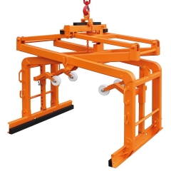 Leistungsstarke Scherengreifer FE1083 für das Handling von Blöcken und Quadern.