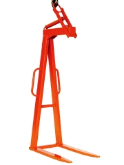 Automatische Ladegabel FE1051 mit Gewichtsausgleich für den Kranbetrieb.