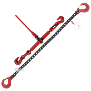 Zurrkette 2-teil. 13mm GK8 schwarz Zugkraft:100kN L:3,5m