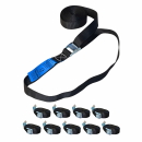 Set 10 Stück Zurrgurt 1-teilig 25 mm schwarz...