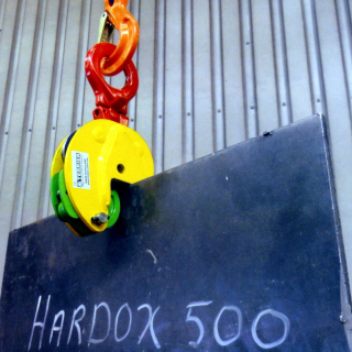 Hebeklemme Vertikalklemme TERRIER TSEU-H für Hardox TK:1t Greifbereich:0-25mm