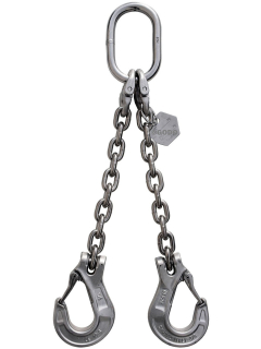 Anschlagkette 8mm 2-Strang GK6 INOX TK:2,24t  L:1,5m
