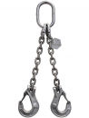 Anschlagkette 8mm 2-Strang GK6 INOX TK:2,24t  L:1,5m