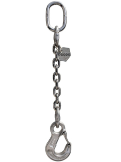 Anschlagkette 13mm 1-Strang GK6 INOX TK:4,25t  L:1,5m