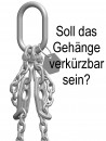 Anschlagkette 16mm 1-Strang GK6 INOX TK:6,3t Schäkel:M39 gerade Form mit Splint L:2m