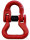 Rundschlingenkupplung für Gehänge aus Rundschlinge oder Hebeband + Anschlagketten 10mm EN 818-4 Güteklasse 8