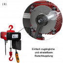Elektro-Kettenzug Typ DEH, 400 Volt, Tragkraft 250kg Hubhöhe 3m