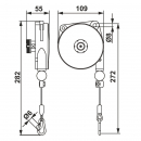 ATEX Federzug TECNA 9313AX Traglast: 2 - 3kg Seilauszug:1,6m