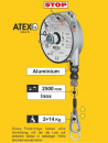 ATEX Federzug TECNA 9347AX Traglast: 4 - 6kg Seilauszug: 2,5m mit Arretierung