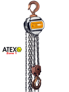 ATEX Kettenzug DELTA-Sparkless INOX (Zone 1) Tragkraft 2500kg