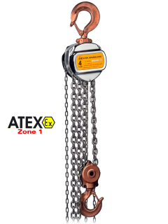 ATEX Kettenzug DELTA-Sparkless INOX (Zone 1) Tragkraft 4000kg