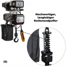 Elektrokettenzug DTD 2,0t mit E-Fahrwerk, 1-Speed 400V 1-strängig