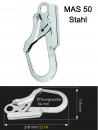 Y-Verbindungsmittel MAS Tyger FlexBelt TWIN max.L:2m Haken:MAS52/MAS50 Stahlkarabiner