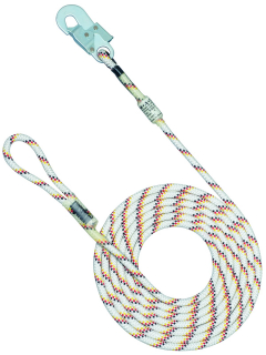 MAS Absturzsicherung 5,10,15 od Mitlaufendes Auffanggerät 20 m Ø 16 mm Seil 