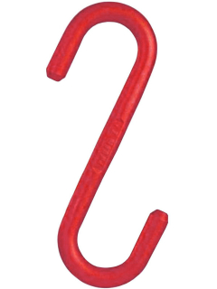 S-Haken lang, offene Form GK8 8mm TK:0,1t