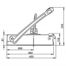 Lasthebemagnet Alfra TML 1000 für Flachstahl, max. Tragkraft 1000kg