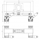 Lasthebemagnet-Kleintraverse FX-KT240-260 , max. Tragkraft 240kg