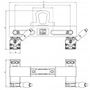 Lasthebemagnet-Kleintraverse FX-KT480-600 , max. Tragkraft 480kg