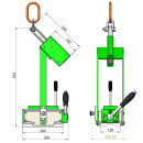 Horizontal-Vertikal System FX-HVS R450 (inkl. Magnet) max. TK 450kg