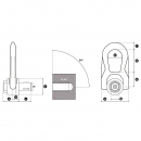 Rostfreier Anschlagwirbel SS.QL.DSR M8, Tragkraft 0,25t (SF 5:1)