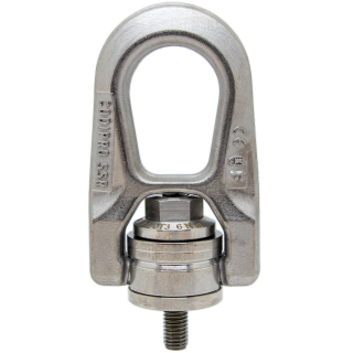 Rostfreier Anschlagwirbel SS.DSR M12 SWL 0,8t (SF 4:1)
