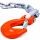 Textile Zurrkette 30/10 (ohne Spanner) beiders. Haken 16-10, LC:20000daN