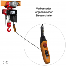 E-Kettenzug mit Elektrofahrwerk Typ DED, 400 Volt, Tragkraft 3000kg