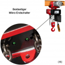 E-Kettenzug mit Elektrofahrwerk Typ DED, 400 Volt, Tragkraft 3000kg