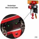 Elektro-Kettenzug 400 Volt Typ DEY mit Handfahrwerk, Tragkraft 5000kg