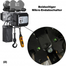 Elektrokettenzug DTY 2,0t mit Handfahrwerk, 1-Speed 400V 2-strängig