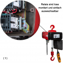 Elektro-Kettenzug 230 V Delta DMY 0,5t (1) mit Handfahrwerk