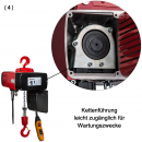 Elektro-Kettenzug 230 V Delta DMY 0,5t (1) mit Handfahrwerk
