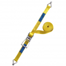Zurrgurt 2-teilig 50mm gelb 50kN Spitzhaken L:8m